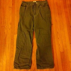 Old Navy, Army Green Cotton Kaki pants. Vintage